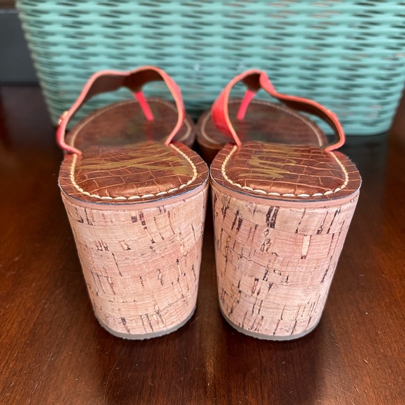 NWOT Sam Edelman Romy Women's Sandal with Cork Wedge - Picture 7 of 9